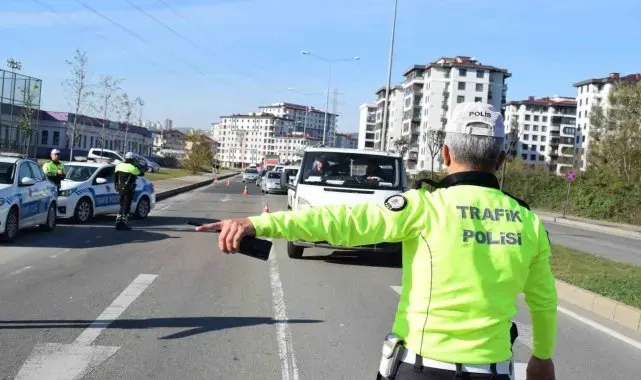 Ordu'da bir haftada 17 binden fazla araç ve sürücüsü denetlendi