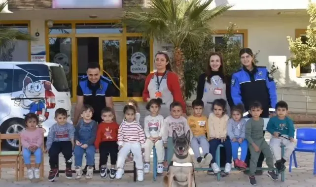 Adıyaman'da minik öğrencilere polislik mesleği tanıtıldı
