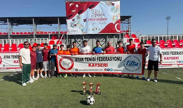 30 Ağustos Zafer Kupası Ayak Tenisi Müsabakaları tamamlandı