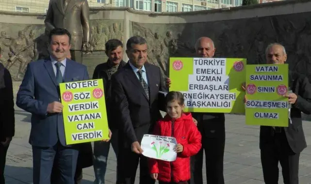 Uzman çavuşlar haklarının iyileştirilmesini istiyor
