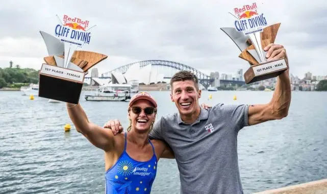 Red Bull Cliff Diving Dünya Serisi kazananları Sidney'de belli oldu