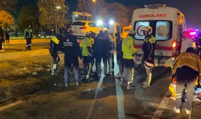 Maltepe'de trafik kazası: 4 yaralı
