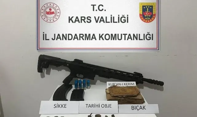 Kars'ta tarihi eser operasyonu