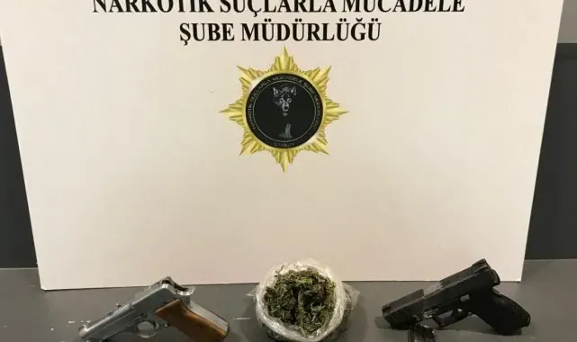 Samsun'da uyuşturucu ve silah operasyonu: 4 gözaltı