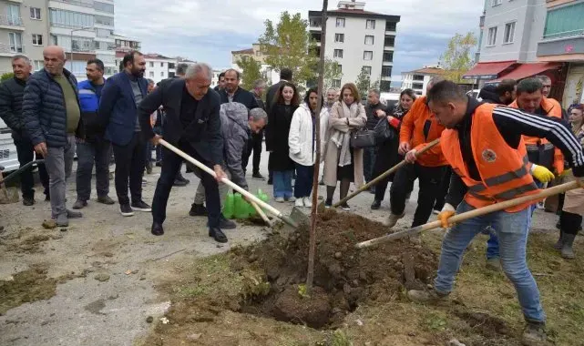 Atakum'da fidan dikim etkinliği
