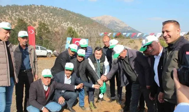 Saimbeyli'de 2 bin fidan toprakla buluştu