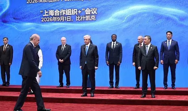 Cumhurbaşkanı Erdoğan, ŞİÖ+ Zirvesi'nde aile fotoğrafına katıldı