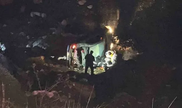 Burdur'da otomobil 50 metrelik uçuruma düştü: 1 yaralı