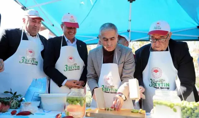 Aliağa'da "3. Zeytin Hasat Şenliği" düzenlendi