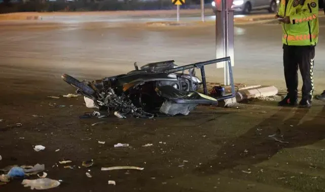 Kazada ağır yaralanan motosiklet sürücüsü hastanede hayatını kaybetti