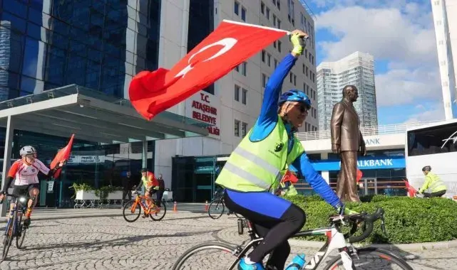 Ataşehir'den Anıtkabir'e kadar pedal çevirecekler