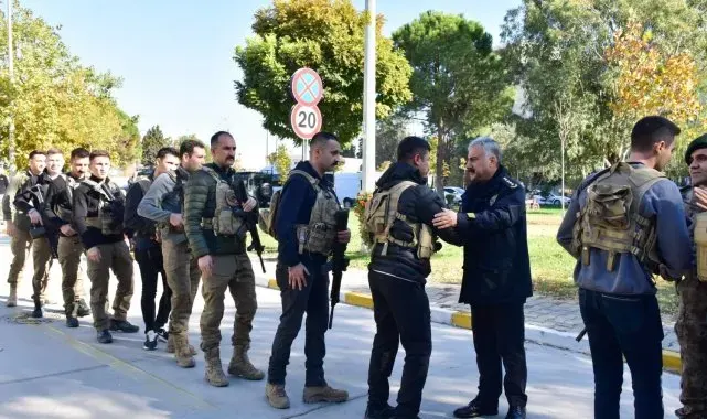Özel harekat ekipleri dualarla göreve uğurlandı