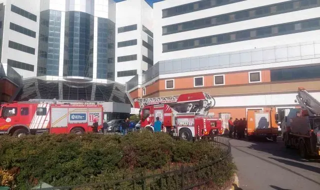 Kocaeli'de hastanede korkutan yangın