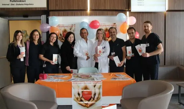 Organ bağış için Kütahya Şehir Hastanesi'nde farkındalık standı