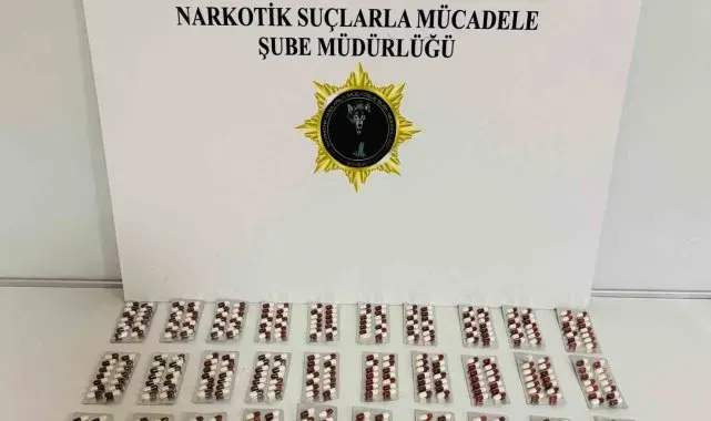 Samsun'da 504 adet sentetik ecza ele geçirildi: 1 gözaltı