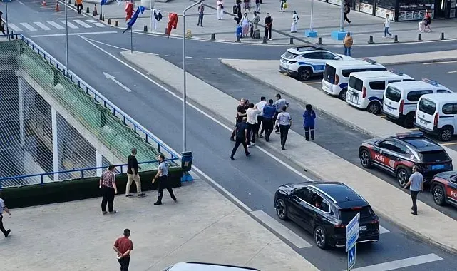 Bayrampaşa Büyük İstanbul Otogarında taksiciler arasında müşteri kavgası