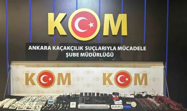 Ankara'da kaçakçılık operasyonu: 1 gözaltı