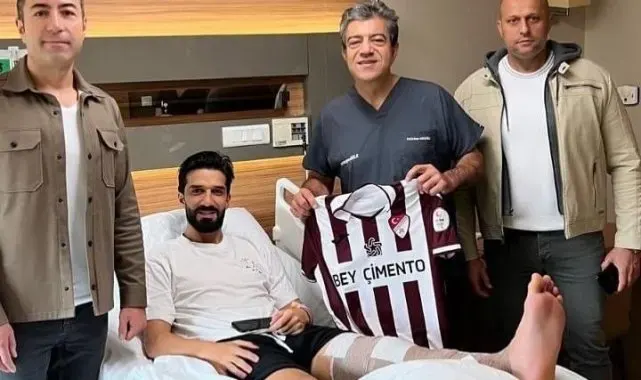 Sezonu kapatan Elazığsporlu Burak Aydın ameliyat oldu