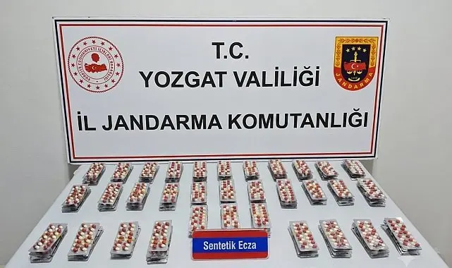Yozgat'ta bin 848 adet uyuşturucu hap ele geçirildi
