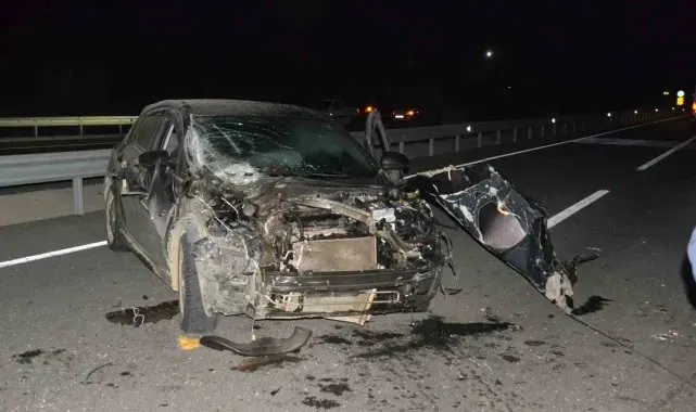 İpsala'da düğün dönüşü kaza: 6 yaralı