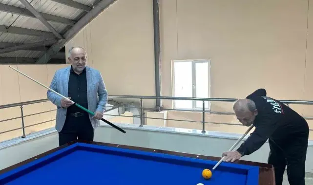 Gençlik ve Spor İl Müdürlüğü bünyesinde ilk kez bilardo eğitimleri başlatıldı