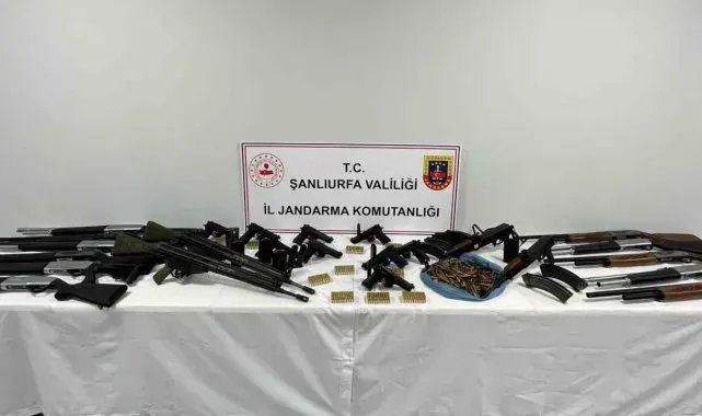 Siverek'te silah ve uyuşturucu tacirlerine darbe