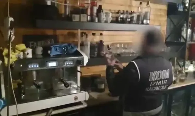 İzmir'deki eğlence mekanlarına kaçak alkol operasyonu