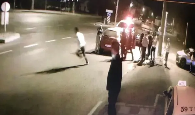 Alkollü sürücü arabayı bırakıp polisten kaçtı: O anlar kamerada