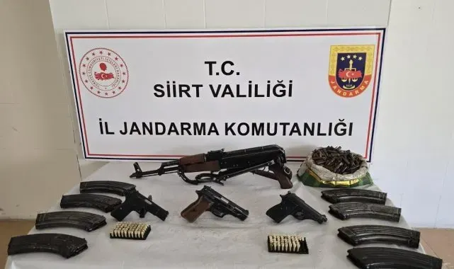 Siirt'te silah kaçakçılığı yapan 2 şüpheli yakalandı