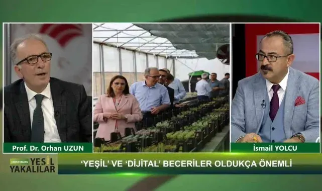 Rektör Uzun, "Yeşil Yakalılar" programına konuk oldu