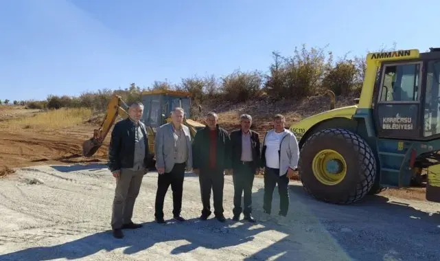 Yaykın Su Tutma Göleti'nde çalışmalar devam ediyor
