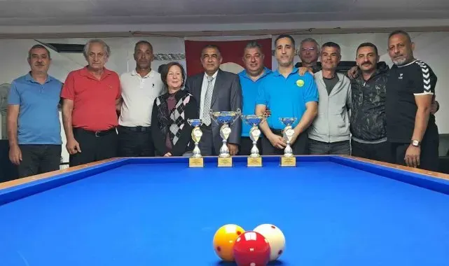 Muğla'da Bilardo Turnuvası sona erdi