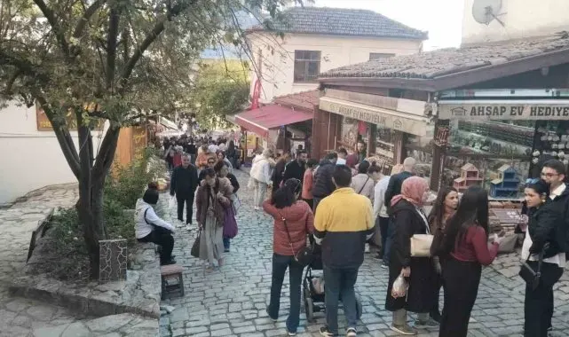 UNESCO kenti Safranbolu'da hafta sonu hareketliliği