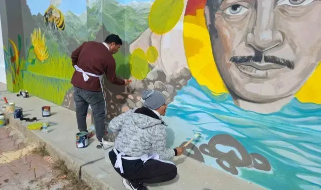 Tunceli'de "Uluslararası Duvar Boyama Günleri" düzenlendi
