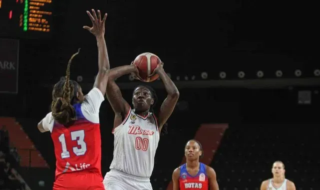 Kadınlar Basketbol Süper Ligi: ÇBK Mersin: 74 - BOTAŞ: 79