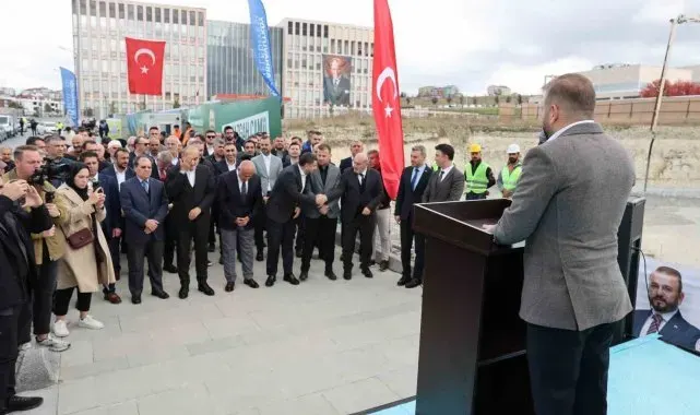 Arnavutköy'de Namazgah Camii'nin temeli atıldı