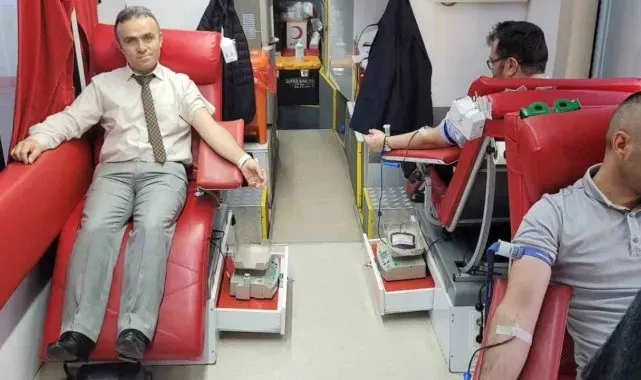 Bilecik'te duyarlı 40 kişi kan bağışında bulundu