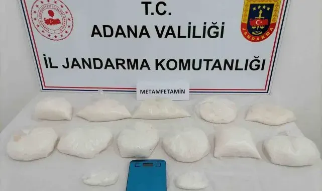 10 kilo 244 gram metanfetamin ele geçirildi