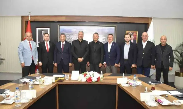 Denizlispor'dan Denizli OSB yönetimine tebrik ziyareti
