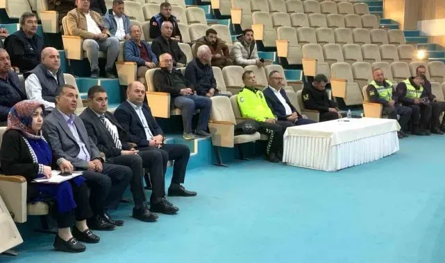 Servis şoförlerine eğitim verildi