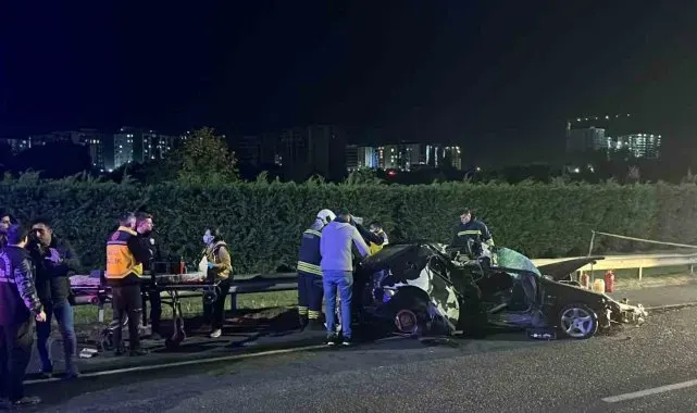 Çerkezköy-Kapaklı yolunda feci kaza: 1 ölü, 1 yaralı