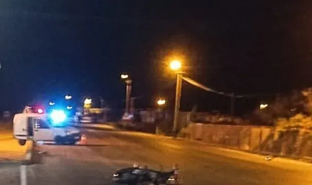 Çanakkale'de otomobilin çarptığı motosiklet sürücüsü hayatını kaybetti
