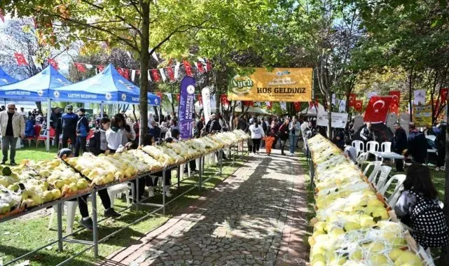 Kartepe'de ayva festivali coşkusu