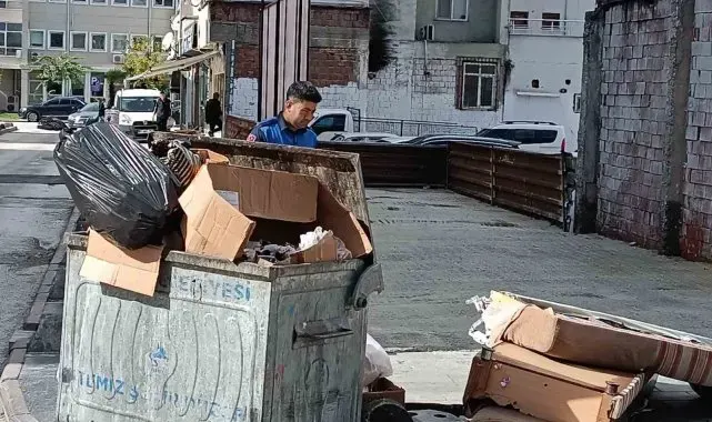 Çevreyi kirleten şahıs kameralardan tespit edildi