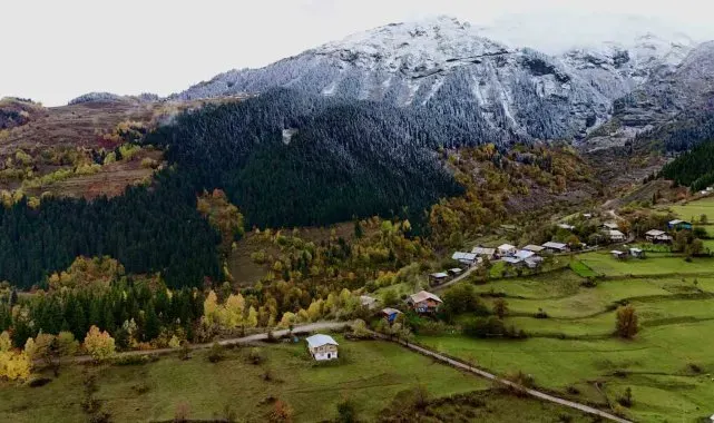 Şavşat'ta sonbahar yerini kışa bırakmaya hazırlanıyor
