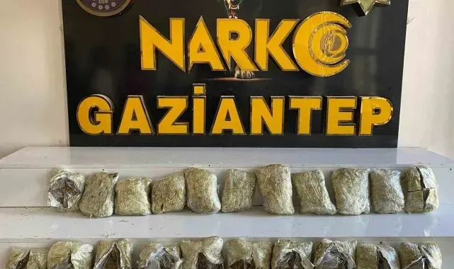 Gaziantep'te 123 kilo skunk ve metamfetamin ele geçirildi: 4 tutuklama