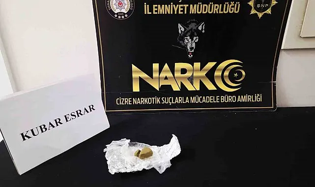 Şırnak'ta narkotik ve asayiş operasyonları
