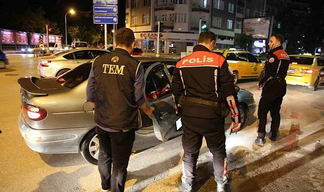 Polisten asayiş ve trafik denetimi