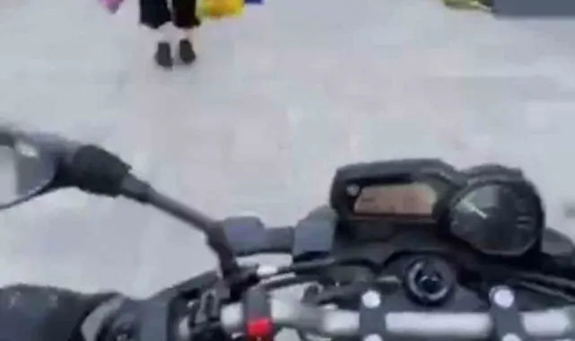 Üsküdar'da polisten kaçtı, o anları kayda aldı